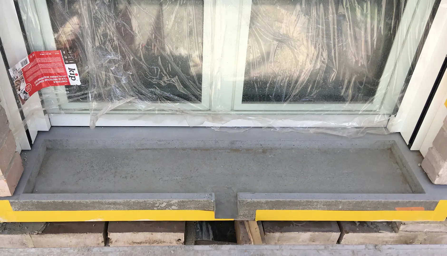 Anmodelierung von eingebauter Fensterbank